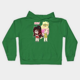 Demon and angel merch Kids Hoodie